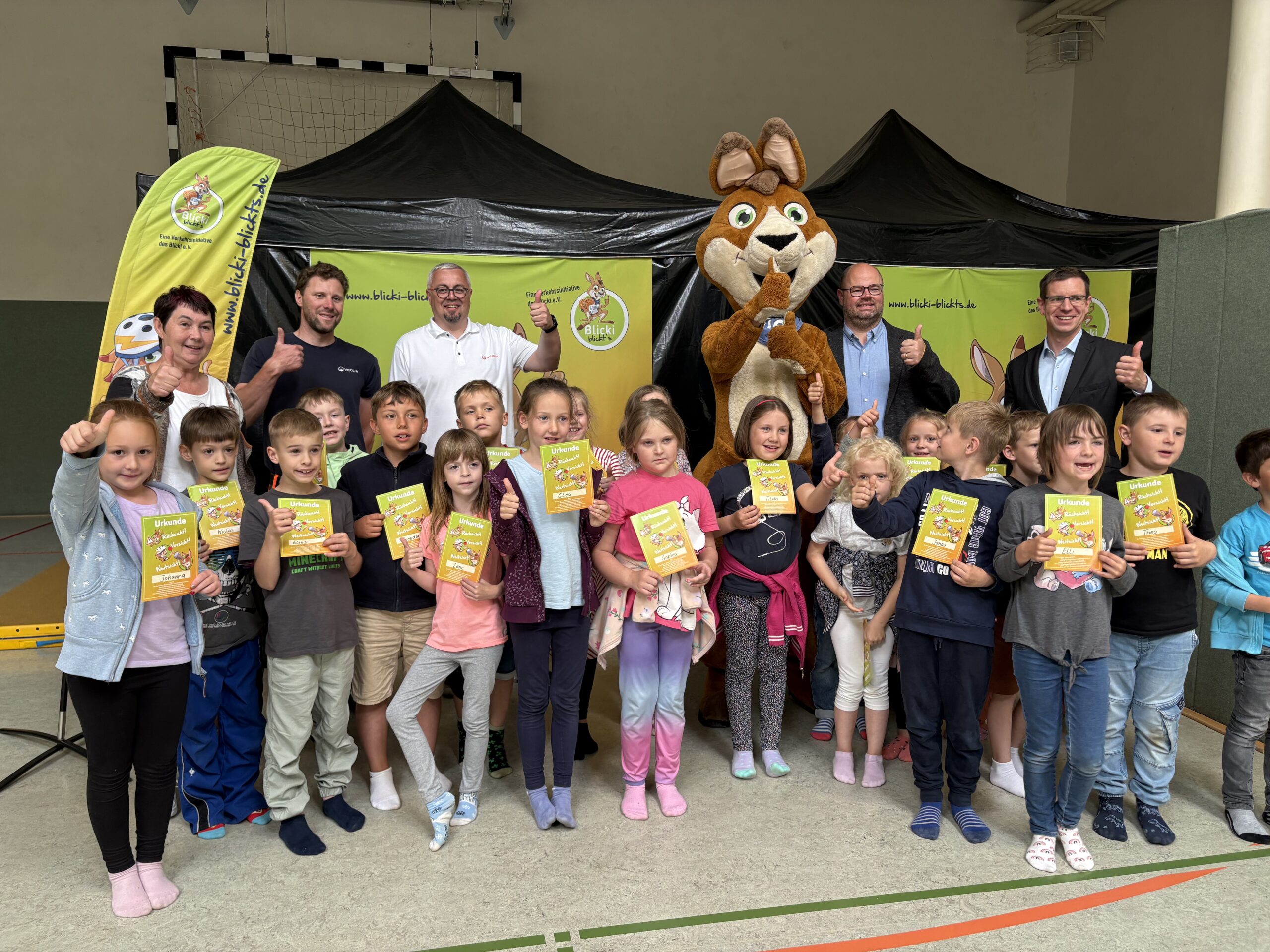 Verkehrssicherheitstraining in der GS Bücherwurm