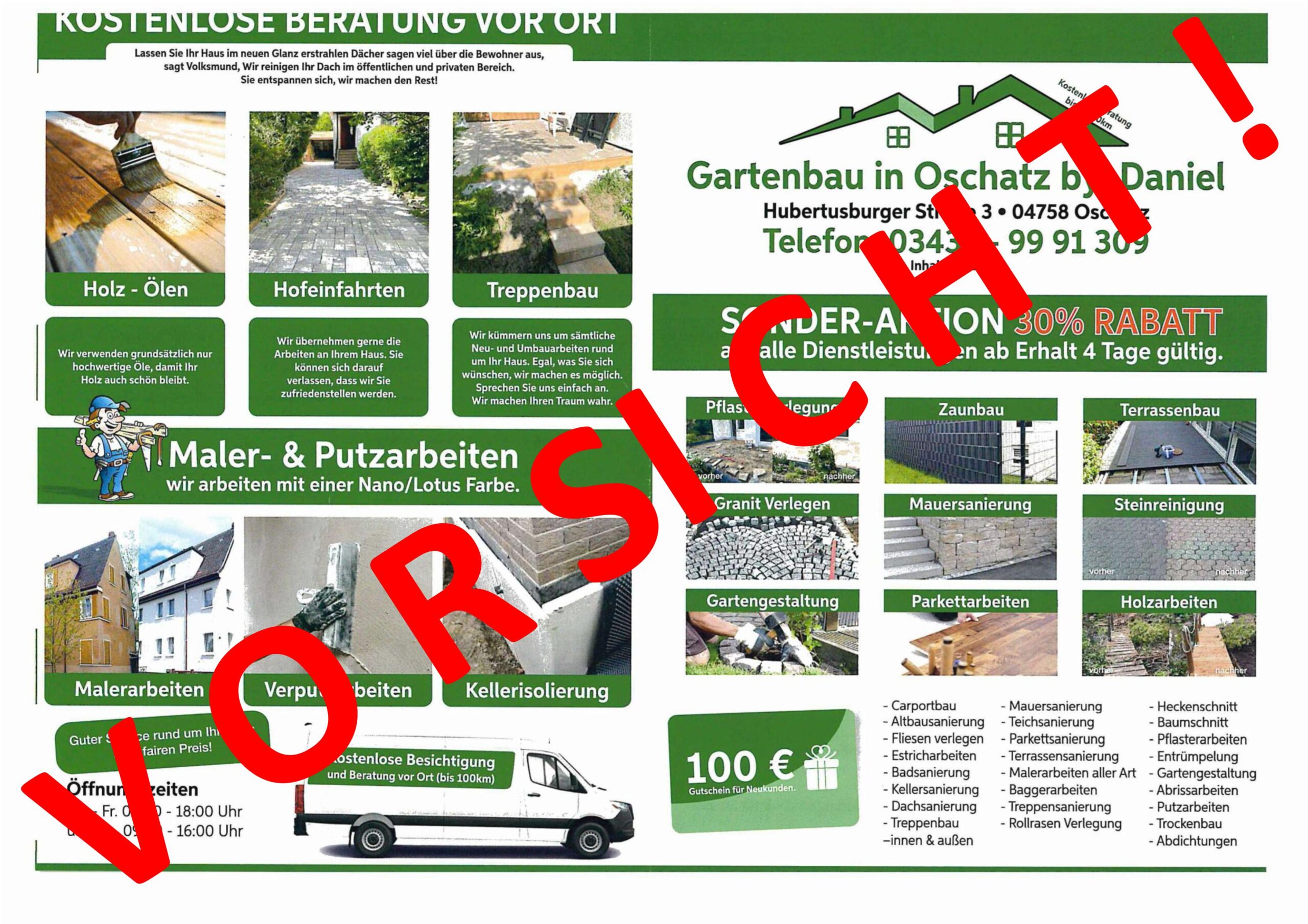 Vorsicht geboten!