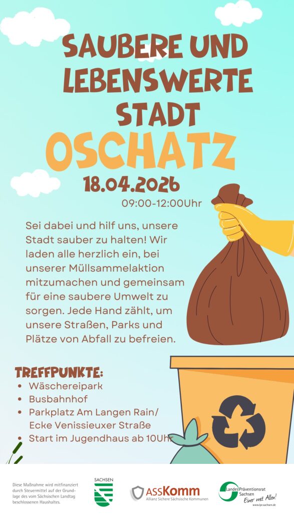 Erneute Müllsammelaktion in Oschatz