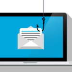 eine E-Mail "am Haken"